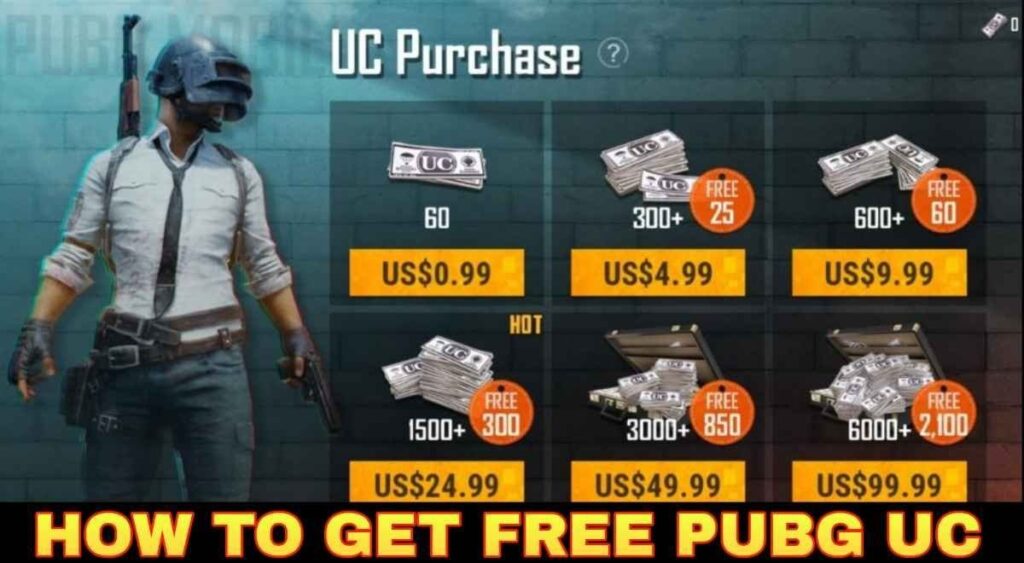 Free PUBG UC