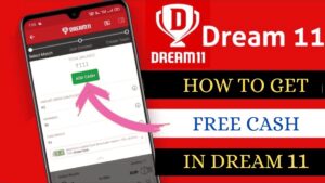 get free cash in Dream11